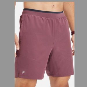 Men's Fabletics The Fundamental Short Lined 7”  Smoke Red S